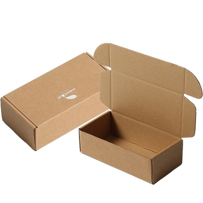 সিল্ক হোয়াইট ইনক উচ্চ শক্তির corrugated mailers সঙ্গে পুনর্ব্যবহারযোগ্য Kraft corrugated বক্স